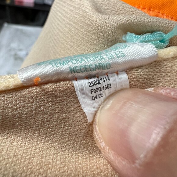 NEW Kona Sol Multi-Way Bandeau Bikini Top Size M Orange Floral Print TARGET NWT - Picture 9 of 11